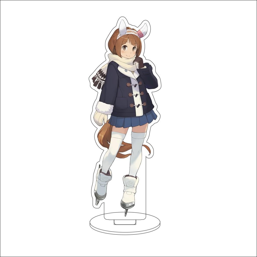 16CM Anime Pretty Derby Cosplay Acrylic Stand Ornaments Taiki Shuttle Grass Wonder Mejiro McQueen Figure Stand Halloween Gifts