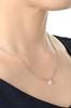 by Yumi Pearl Cubic Zirconia Yumi sienne Magnetic Necklace Set for Stiff Promote Blood Managed Medical Made in Japan [MIONO] [Produced Katsura] Women,