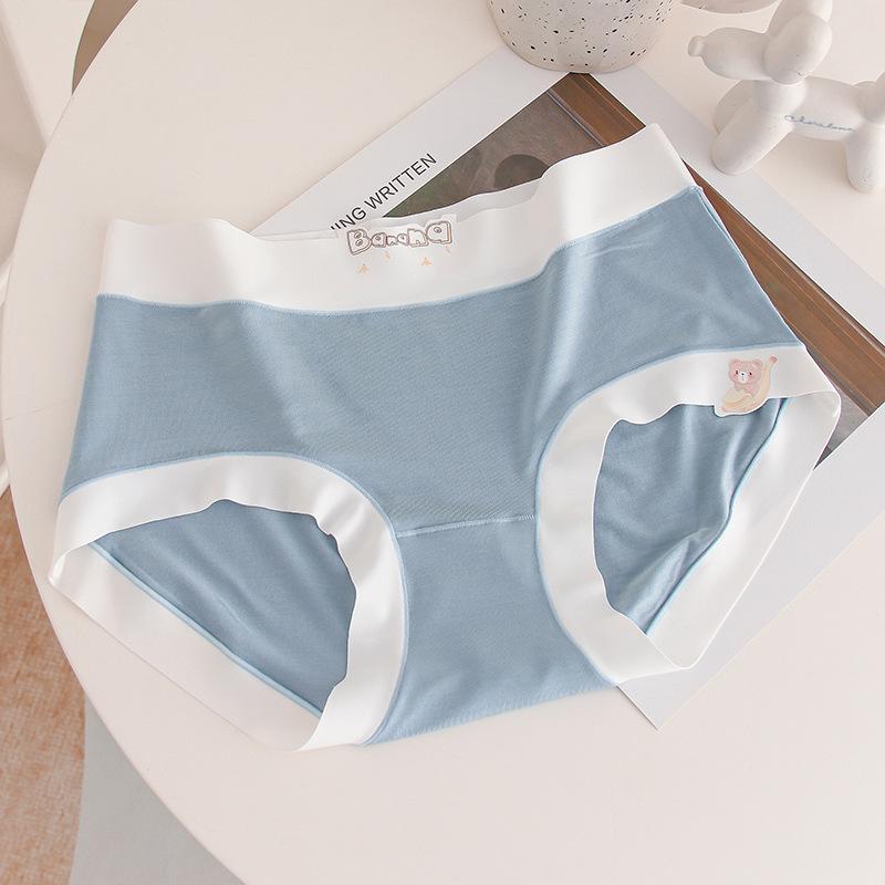 

Жіноча нижня білизна Модал Середня талія М які приємні до шкіри оголені дихаючі труси Зручні трикутні трусики для жінок One Size