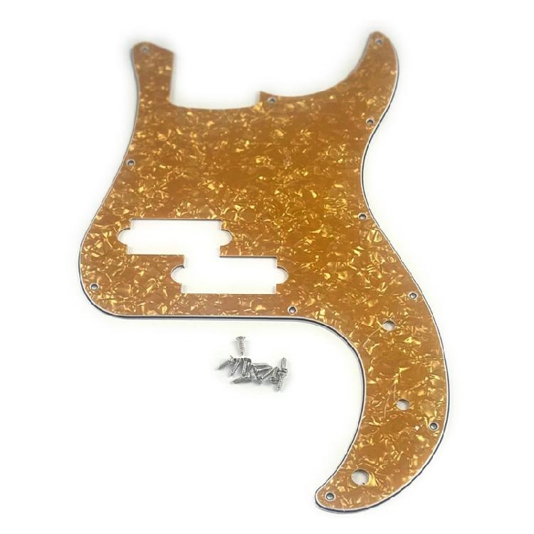 11 Hole Bass Pickguard 3 Ply Scratch Plate Reolacement Electric Bass Pick Guard Scratch Plate Bass Replacement Parts