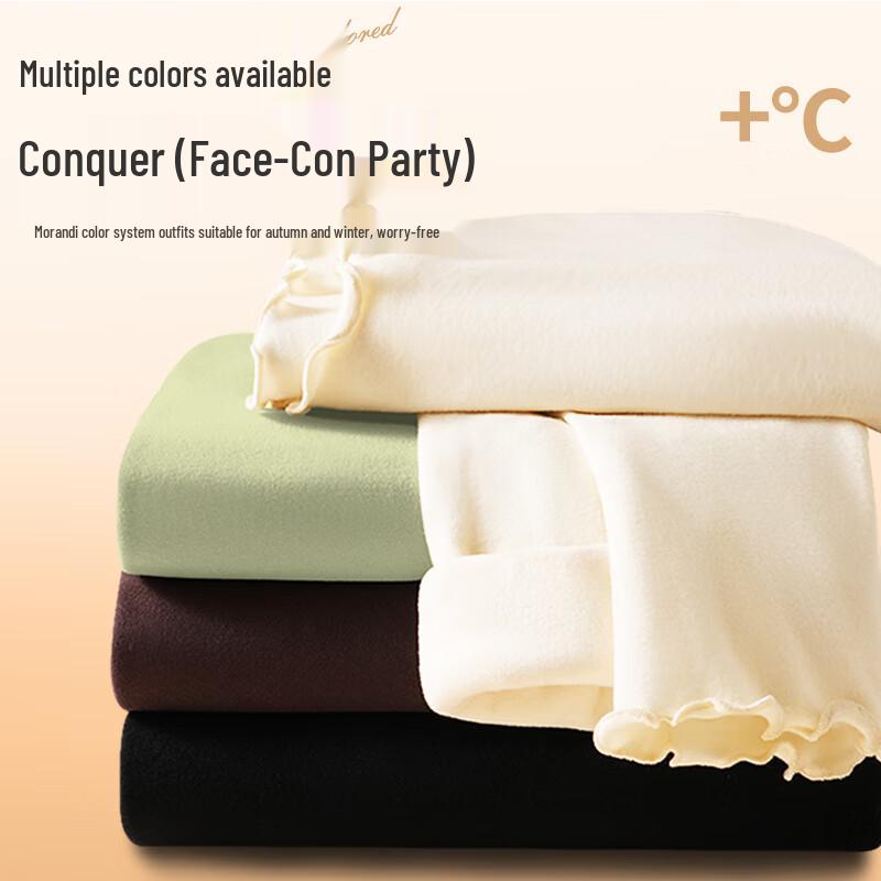 Jeanswest Damen Rüschenbesatz Beidseitiges Fleece-Basisschicht-Oberteil