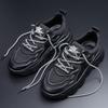 Herrenschuhe 2025 neue Frühling- und Sommer-Plateau-Dad-Schuhe vielseitige atmungsaktive Mesh-Sport- und Freizeitschuhe Herren kleine weiße Trendschuhe