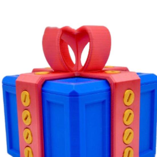 3D Annoying Gift Box with Screws Puzzle Gift Box with Twist Storage Interactive Desk Prank Box for Christmas Home Decor