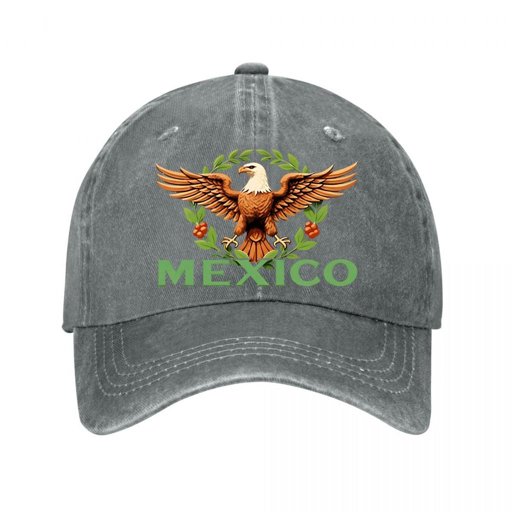 Mexico Eagle Embroidered Vintage Cotton Baseball Cap Washed Baseball Cap