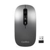 Souris sans fil silencieuse - CoolBox - W02 - Rechargeable - Ambidextre - Triple connexion sans fil - Bluetooth 5.0
