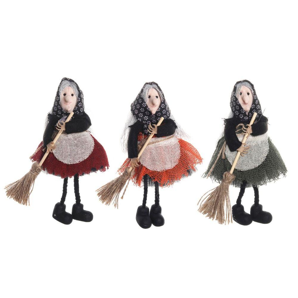 Exquisite Broom Witch Pendant Craft Witch Ornaments New Home Decor