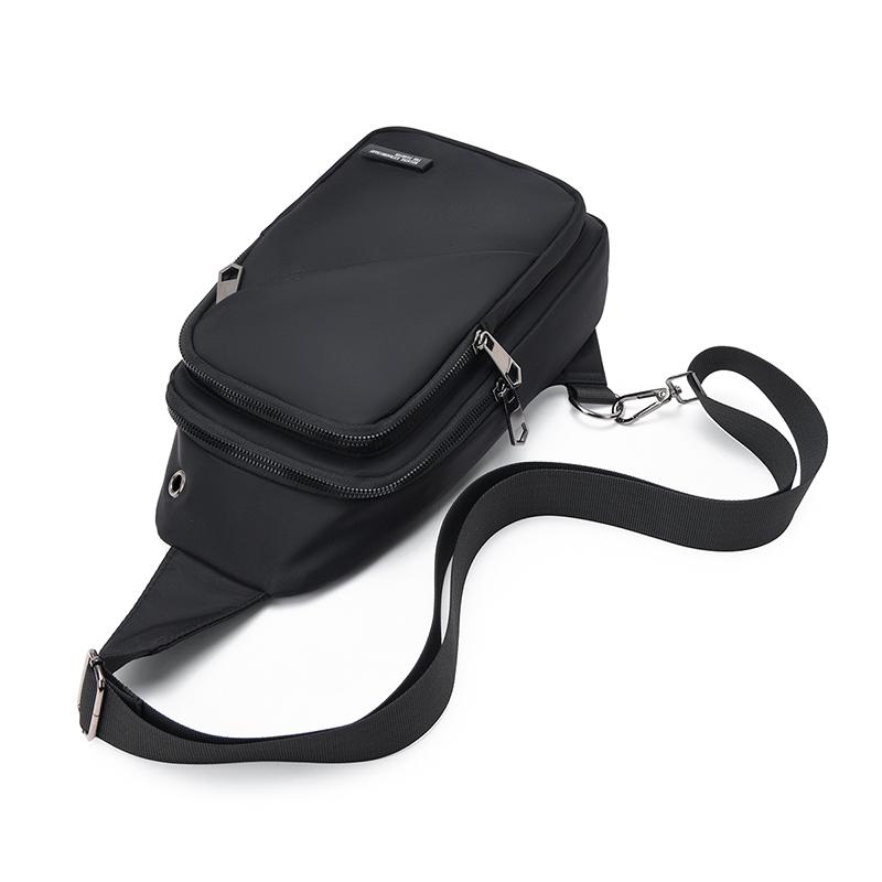 Men's Crossbody Bag Outdoor Shoulder Bag Commuter Waterproof Multifunctional Chest Bag