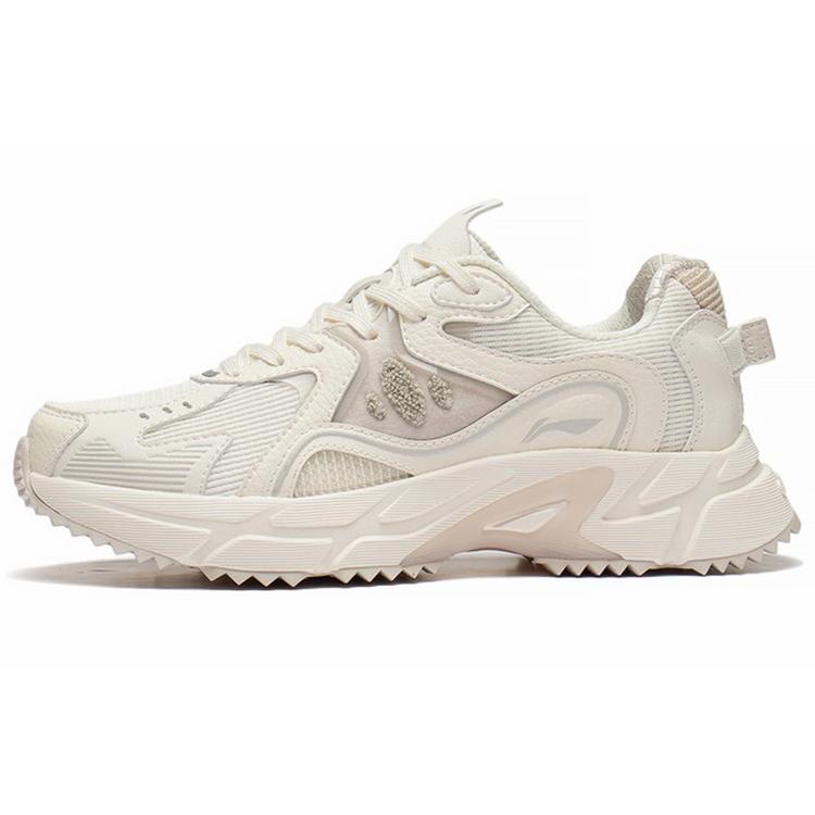 Li Ning Коллекция для бега Низкие кроссовки для бега Женские Бело-серые ARLS022-4 36