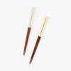 Afternoon Tea Living Chopsticks HC86 Wakasa Lacquer Antibacterial Couple Chopsticks & Chopstick Rest Set, One Color