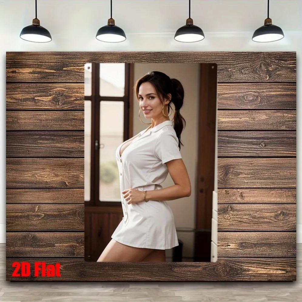 Aluminum Wall Art Bohemian 2D Printed Metal Sign for Home Bar Man Cave Decor