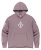Maha Grid Fleur Bones Hoodie Pink(Mg2Esmm409A)