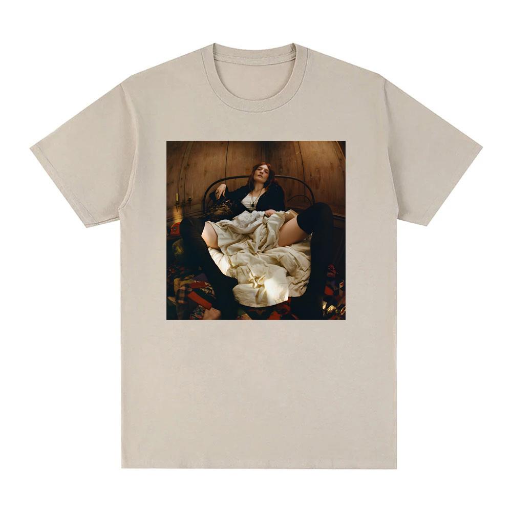 florence and the machine Everybody Scream The new album T-shirt High Quality Summer Tee-shirt Sleeve Clothes 100%Cotton Tops
