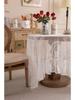 French Romantic Pastoral Lace Tablecloth Dessert Table Wedding Decoration Photo Coffee Table Tablecloth Dining Table Cloth Large Round Table