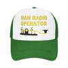 Ham Radio Operator  Trucker Hat For Man Woman Summer Outdoor Mesh Side Hats Caps Adjustable Fit For Casual Headwear
