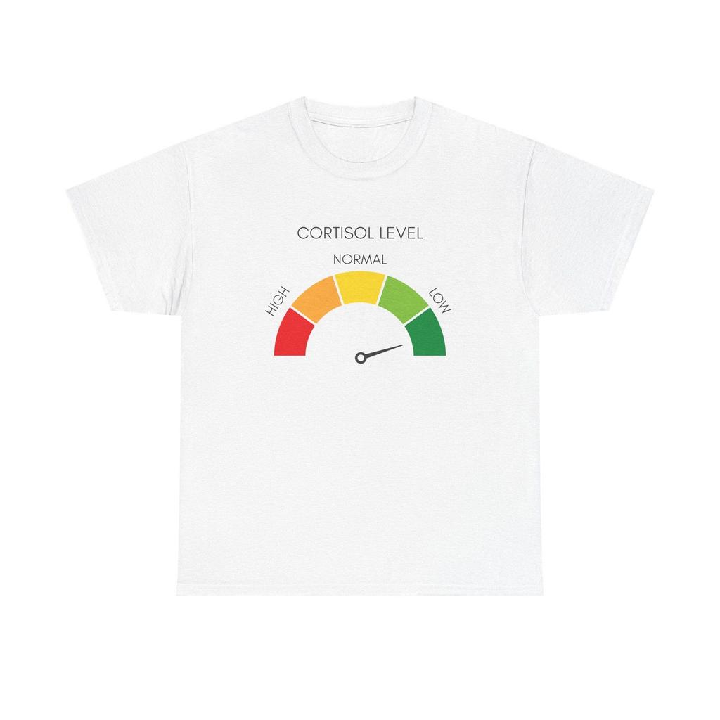 Funny Low cortisol meme, No cortisol spike funny grn alpha memes brainrot shirt