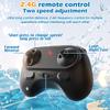Remote Control Boat, 2.4Ghz Waterproof Rechargeable Speed Boat for Pools and Lakes, Mini Stunt Boat Toys for Kids