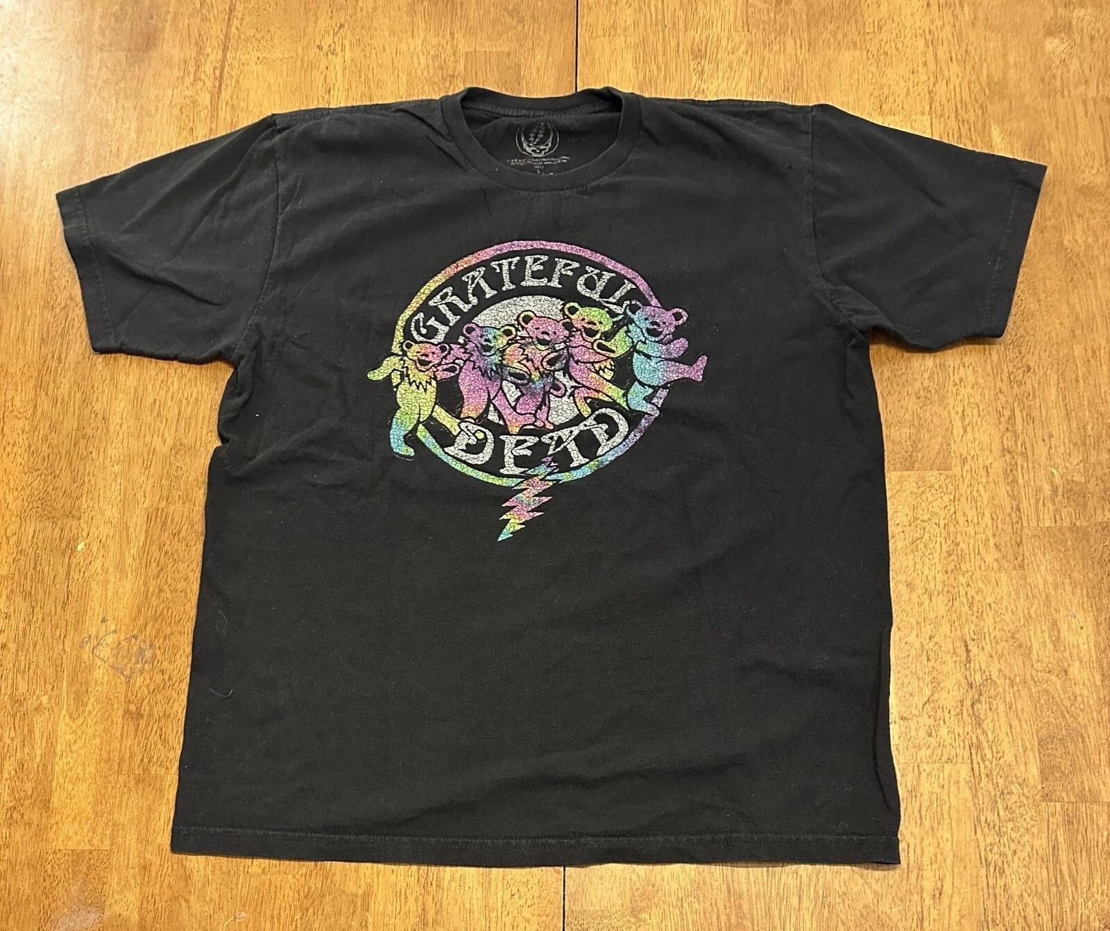 Grateful Dead T Shirt Large 2021 Rainbow Dancing Bears XL