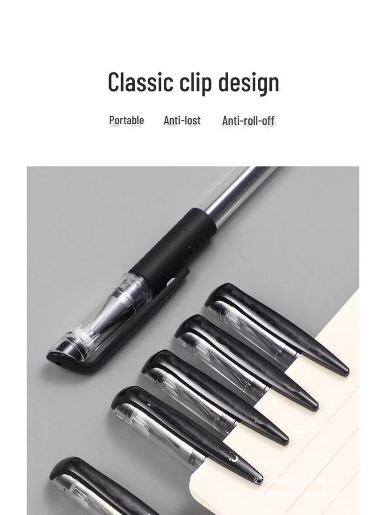 Black 0.5mm Bullet Tip Pen for Students and Office Use