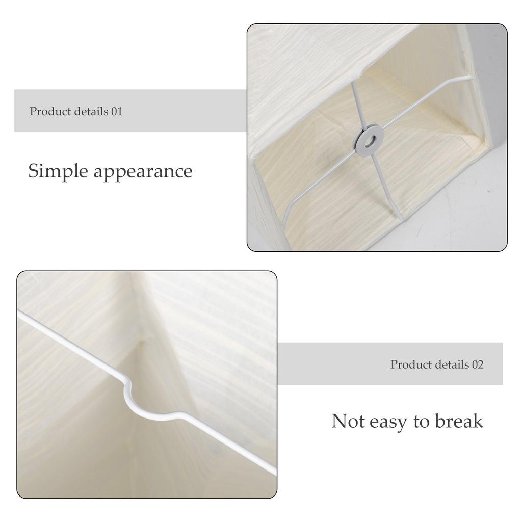 Modern Japanese Paper Floor Lamp Shade Replacement Lightweight Foldable Design Soft Light Diffuser for Standing Lamps Living