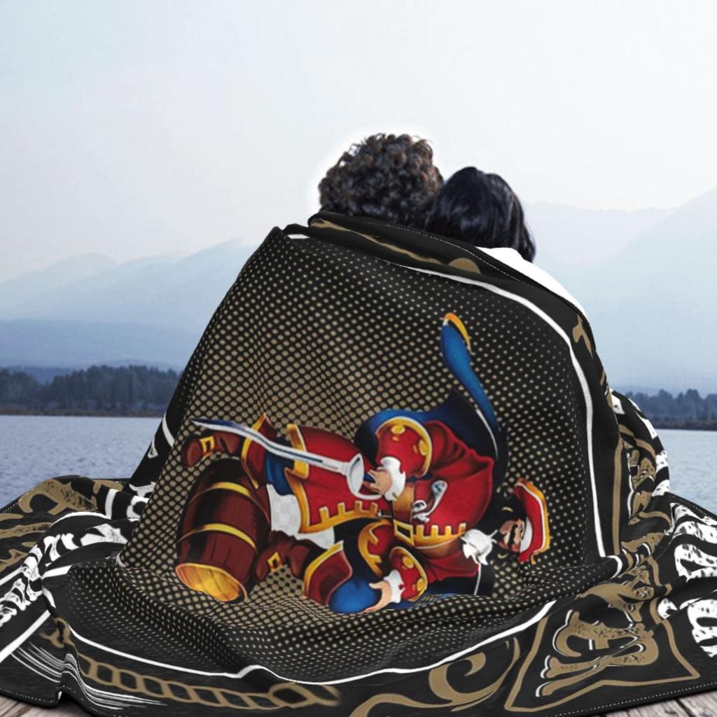 Captain Morgan Blankets Soft Warm Flannel Throw Blanket Plush For Bed Living Room Picnic Travel Home Sofa