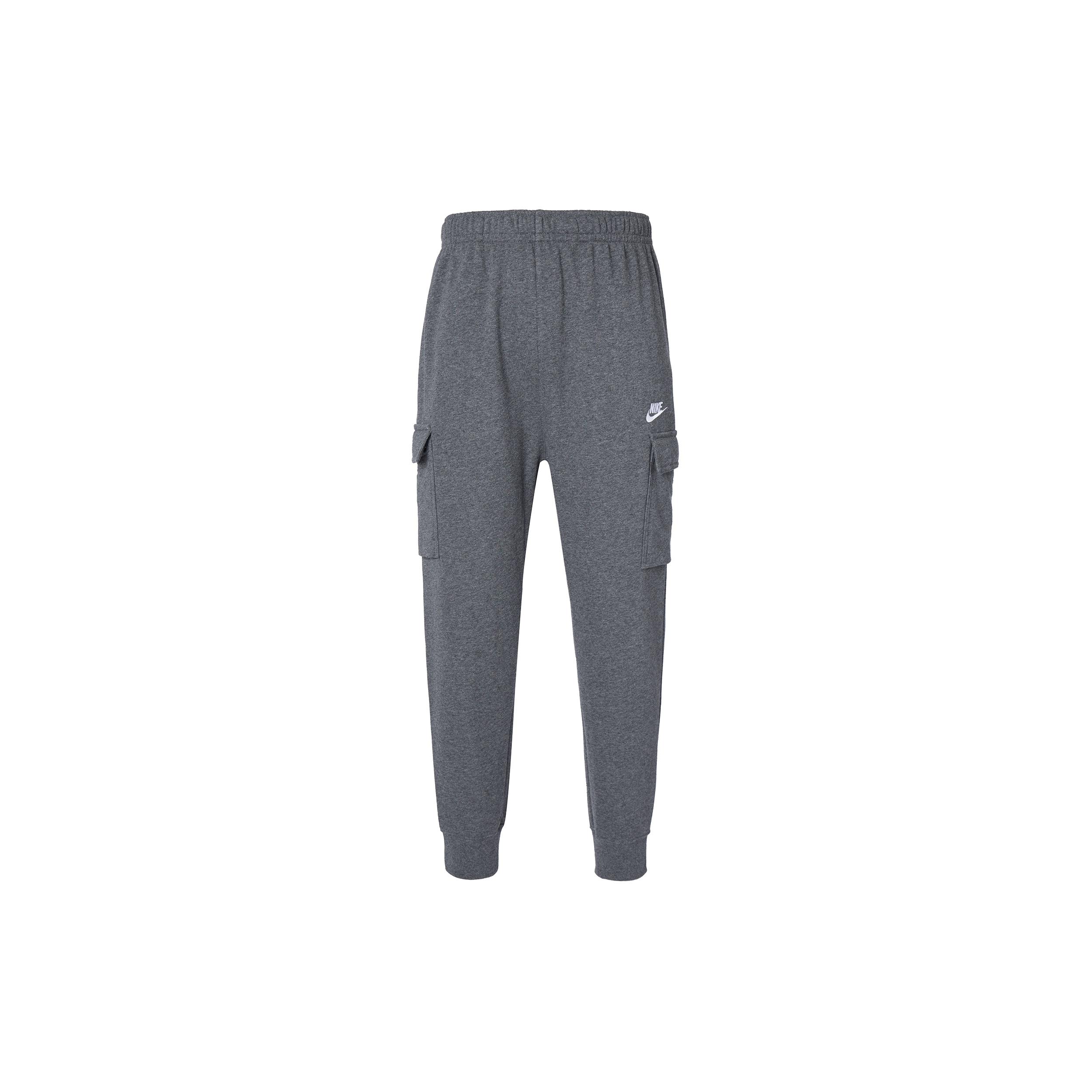 Nike MENS Sportswear Club French Terry Overall Ankle Banded Sports Pants Grey Gray Men s CZ9955-071 M