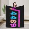 67 Ice Cream Drip Baseball Number 67 Player 67Th Birthday Plush Blankets Child Flannel Bedding Throws For Couch Chair Soft Warm