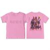 KATSEYE Trendy Girls Printed Childrens Roundneck Shortsleeved Tshirt for Summer Loose and Comfortable Casual Wear