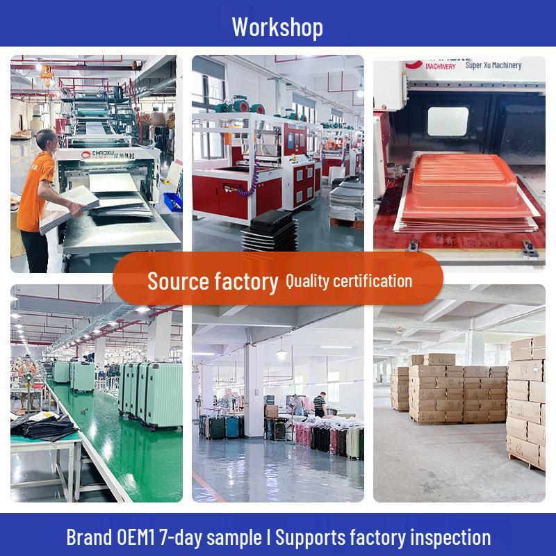 Large-Capacity Oxford Cloth Luggage Set with Shock-Absorbing Lock, 3-Piece Trolley Case for Men & Women