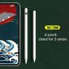 Double Layered Soft Hard Stylus Touch Pen Tips 2B HB Rubber Replacement Nibs Silicone Stylus Tip for Ipad Apple Pencil 1st 2nd