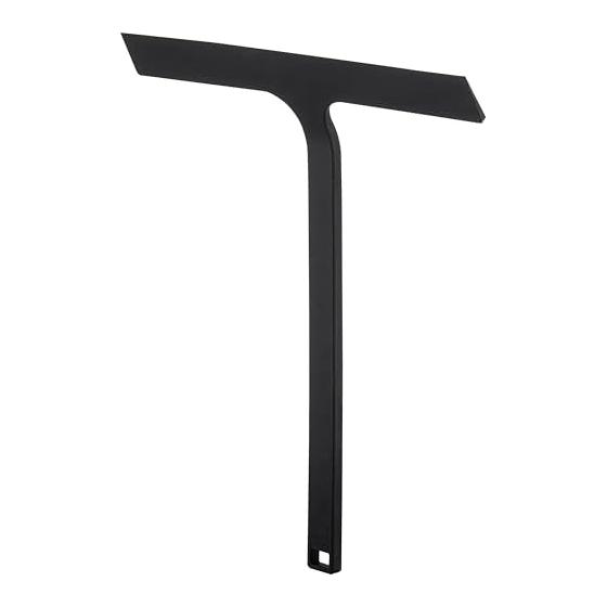 Yamazaki Jitsugyo Magnetic Drainer Wiper Black Approx. W31 x D4.3 x H34.5cm Tower Dry Wiper Squeegee 5452