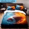 Sports Ball football Pattern 3pcs Bedding,Including 1pc Duvet Cover And 2pcs Pillowcases Perfect for Christmas,Ideal for Bedroom, Dormitory