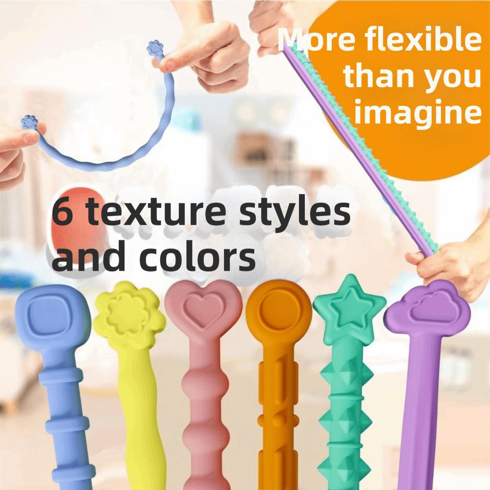 Textured Calming Fidgeting Sensory Toys Anxiety Silicone Anti Stress Relief  ADHD Kids