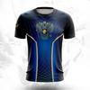 Summer Men's 3D Printed Crew Neck Football Training T-Shirt Outdoor Sports