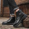 Men Casual Boot Bota Masculina Men'S High-Top Fashion Shoes New Motorcycle And Ankle Boots Waterproof Boots Men Leather Shoes