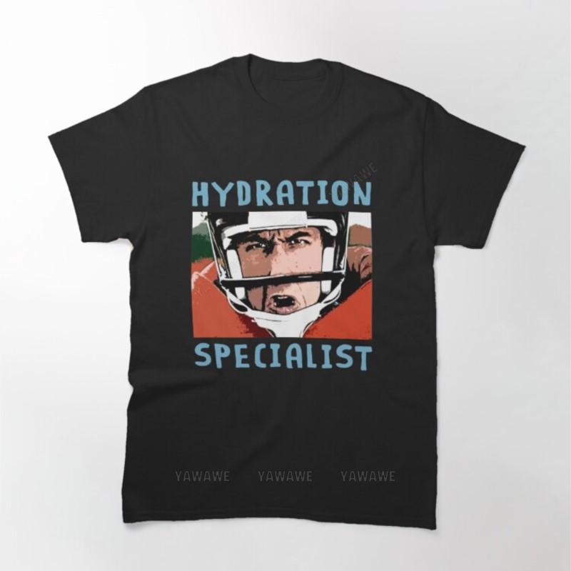 Beach tee shirt print tees Hydration Specialist Waterboy Films Printed T Shirt unisex t shirts teenager tops short sleeve S