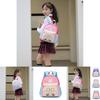 Charming Girls Back Pack Featuring Colorful Cartoon Patterns And Soft Breathable Fabric For Everyday Use