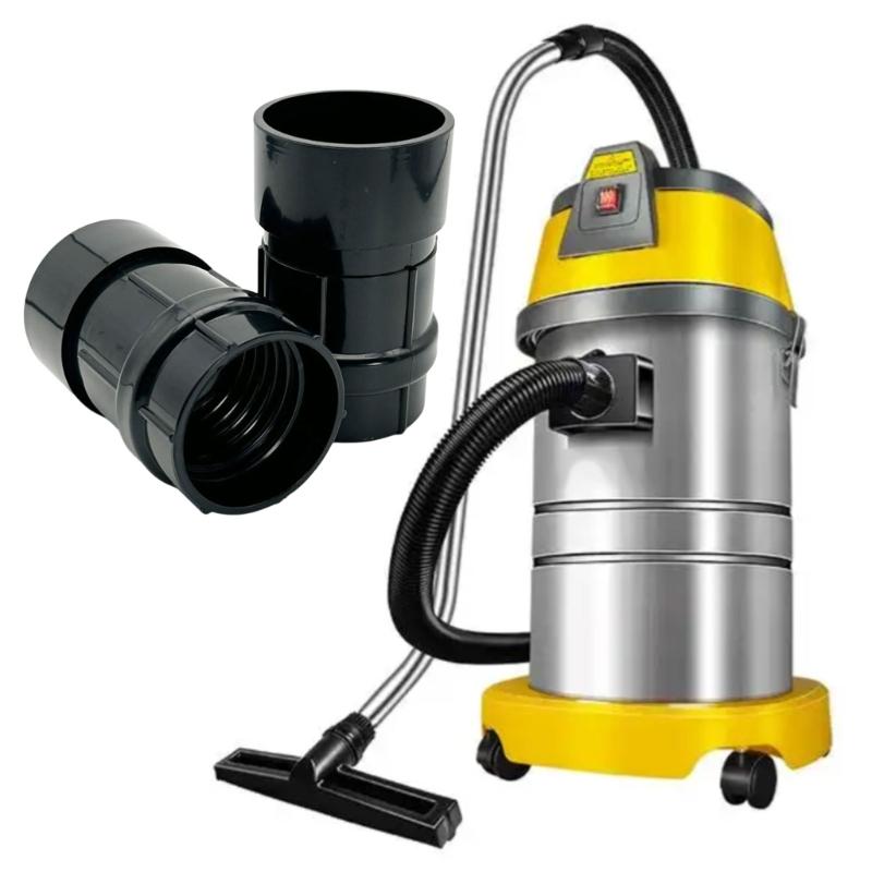 2Pcs Plastic Vacuum Hose Connector Reducer Attachments High Performances Hose Fittings Improving Cleaning Power
