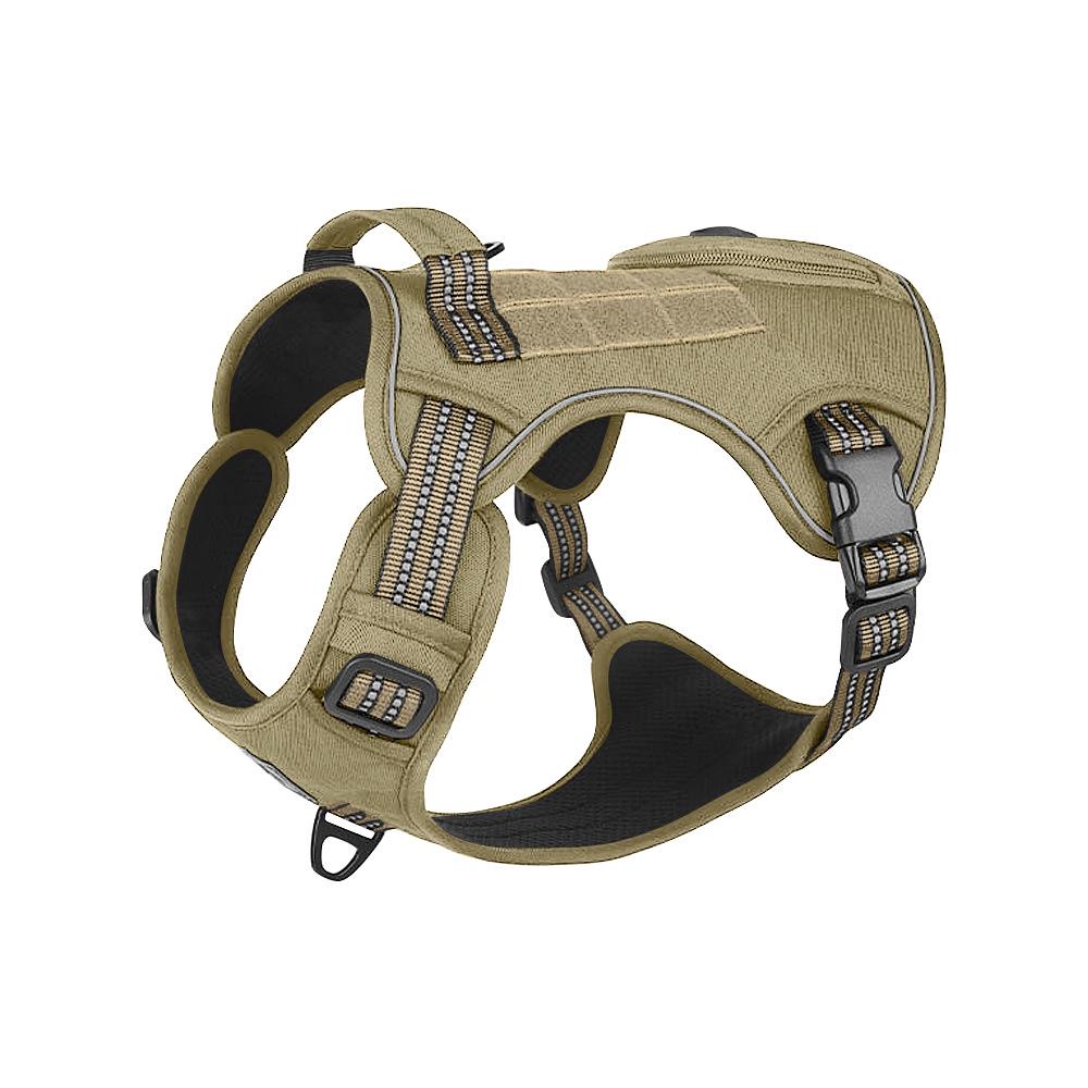 Cross-Border Tactical Dog Harness Vest with Leash