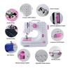 2025 Portable Electric Sewing Machine with 12 Stitches  Perfect for Domestic Use  Overlock Function