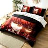 Chainsaw Man 3pc Duvet Cover Set Simple Modern Bedding Set Wrinkle Resistant Soft Fabric All Season Use a perfect gift