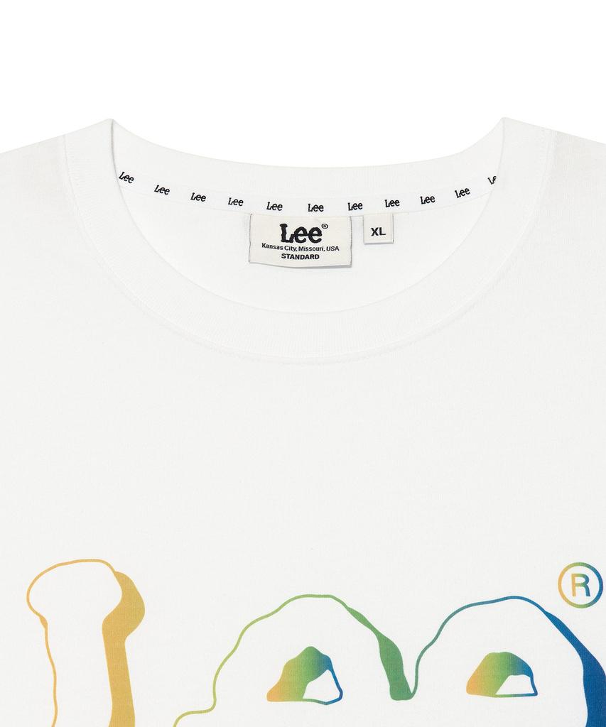 LEE Gradient Twitch Logo T-Shirt White
