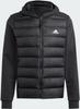 Jacket Man Essentials Hybrid Hooded Down Jacket Black (HZ4430)