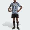 Adidas Juventus FW25 5/26 Pre-Match Quick-Dry Printed Training Short Sleeve Football Shirt Men tops KA6785