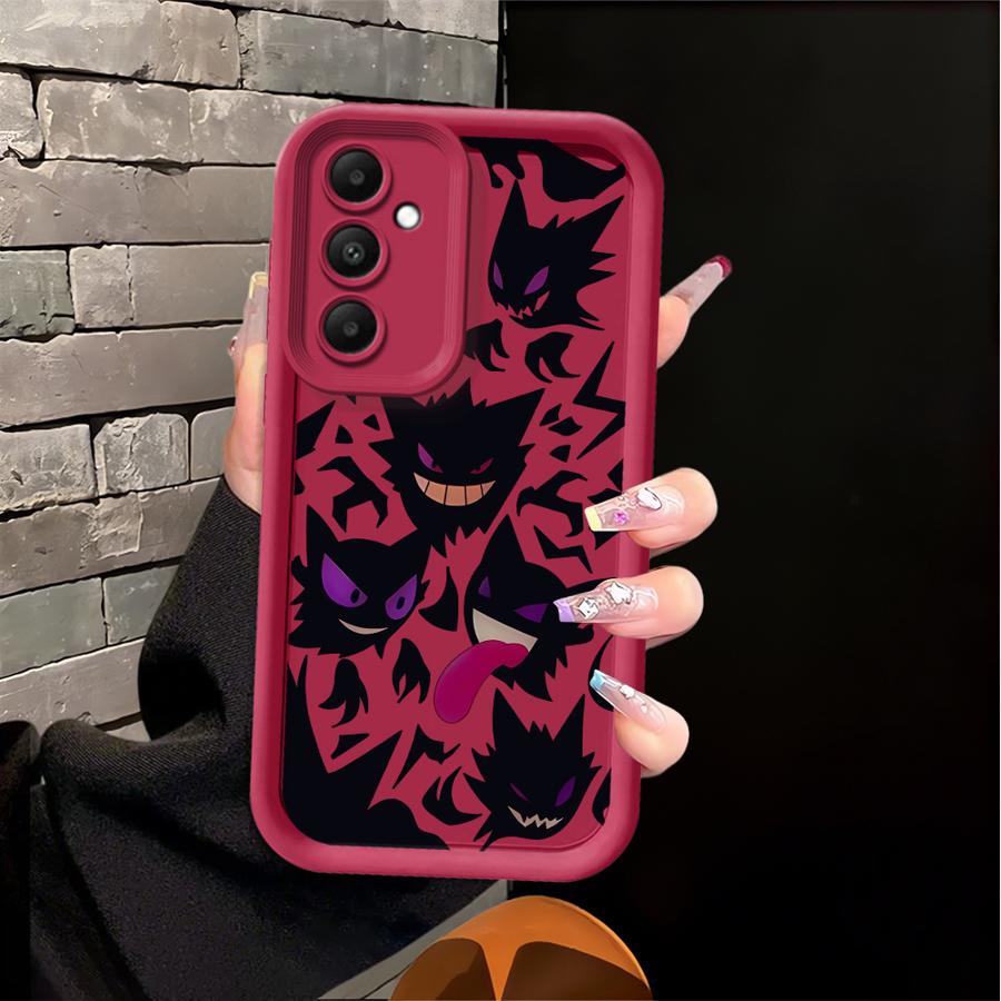 Case for Samsung Galaxy A14 A04 A17 A16 A06 A11 A13 A30 A15 A05 A20 A12 A07 A50 Phone Cover Pokemon Cool Gengar