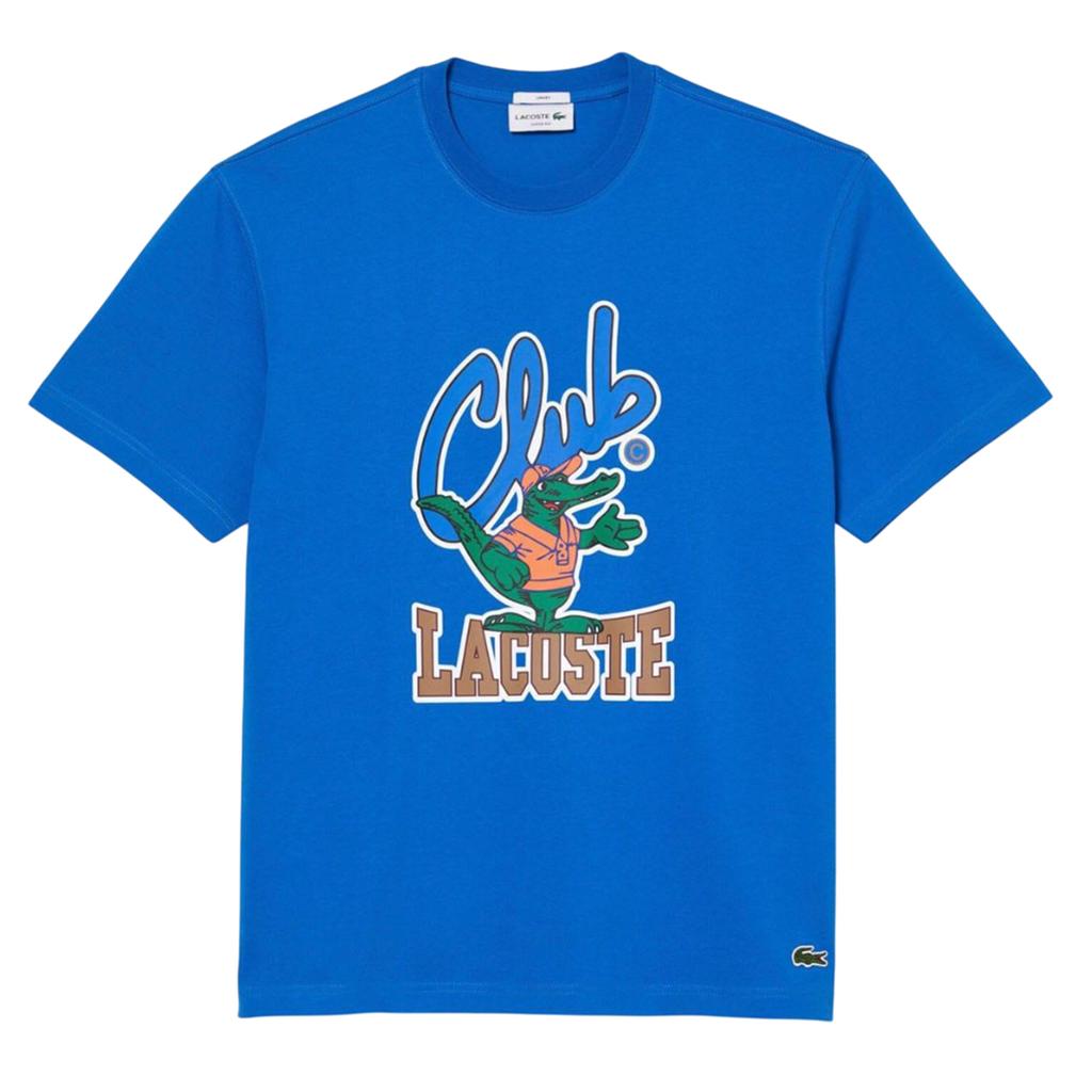 Lacoste Unisex Koszulka z podpisem dla dorosłych, luźny krój