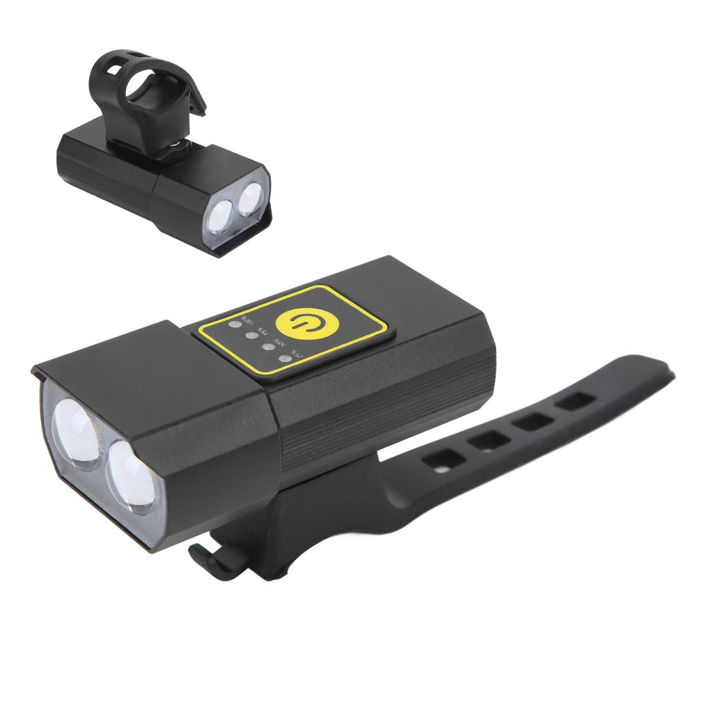 Bike Front Light Waterproof Lightweight USB Rechargeable Bright Bicycle Front Headlight for Night Riding