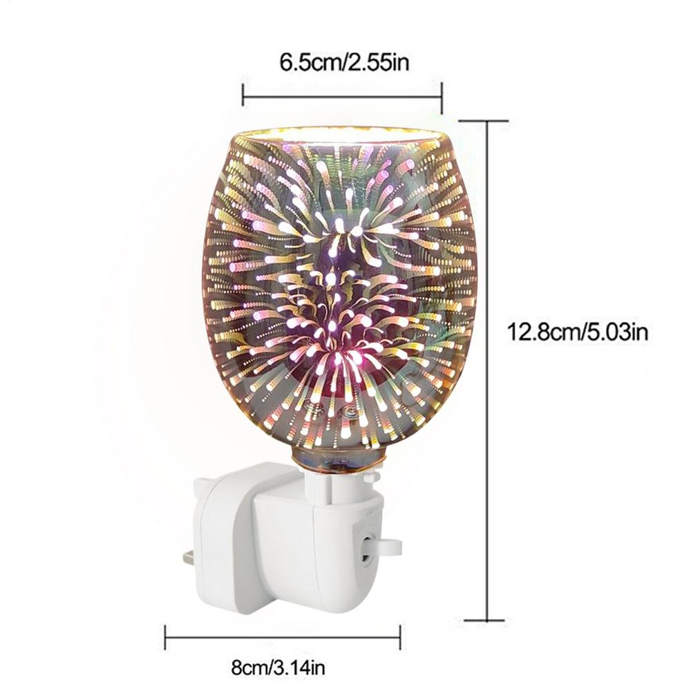 

Wax Burner Lamp Flameless With Timer Candle Wax Burner Electric Lamp For Bedroom Living Room Dorm Apartment Bathroom Hotel Spa