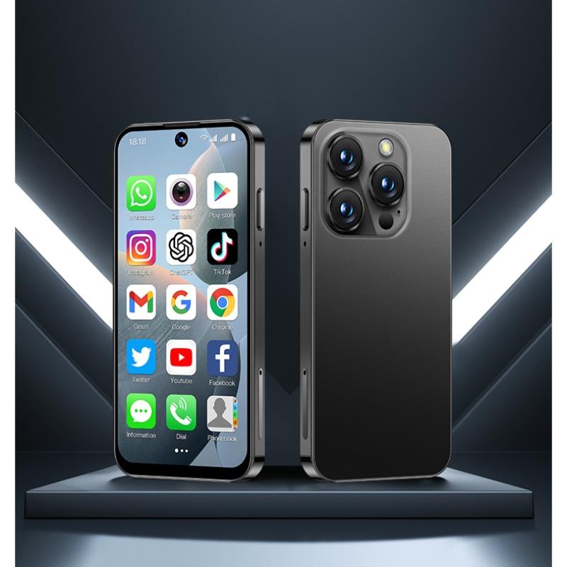 Soyes XS19 3G Mini Smarttelefon 3,88 tommers HD-skjerm MTK6580 Dual SIM Dual Standby 5 MP Bakkamera 2000 mAh Batteri Android 10.0 Bærbar Mobiltelefon