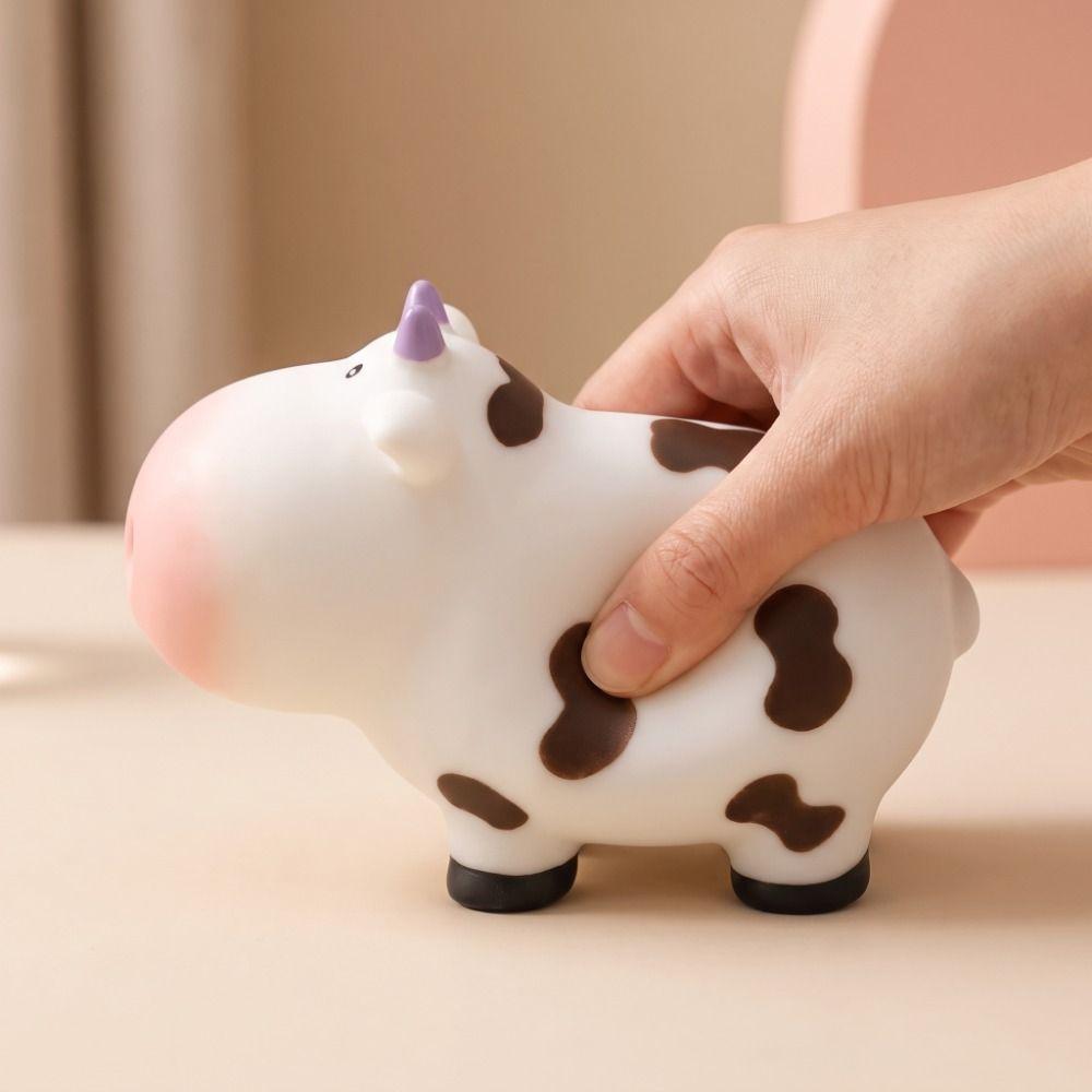 Super Soft COW Slow Rebound Toy Elastic Slow Rising Squeeze Toy COW Squeeze Toys Office Workers