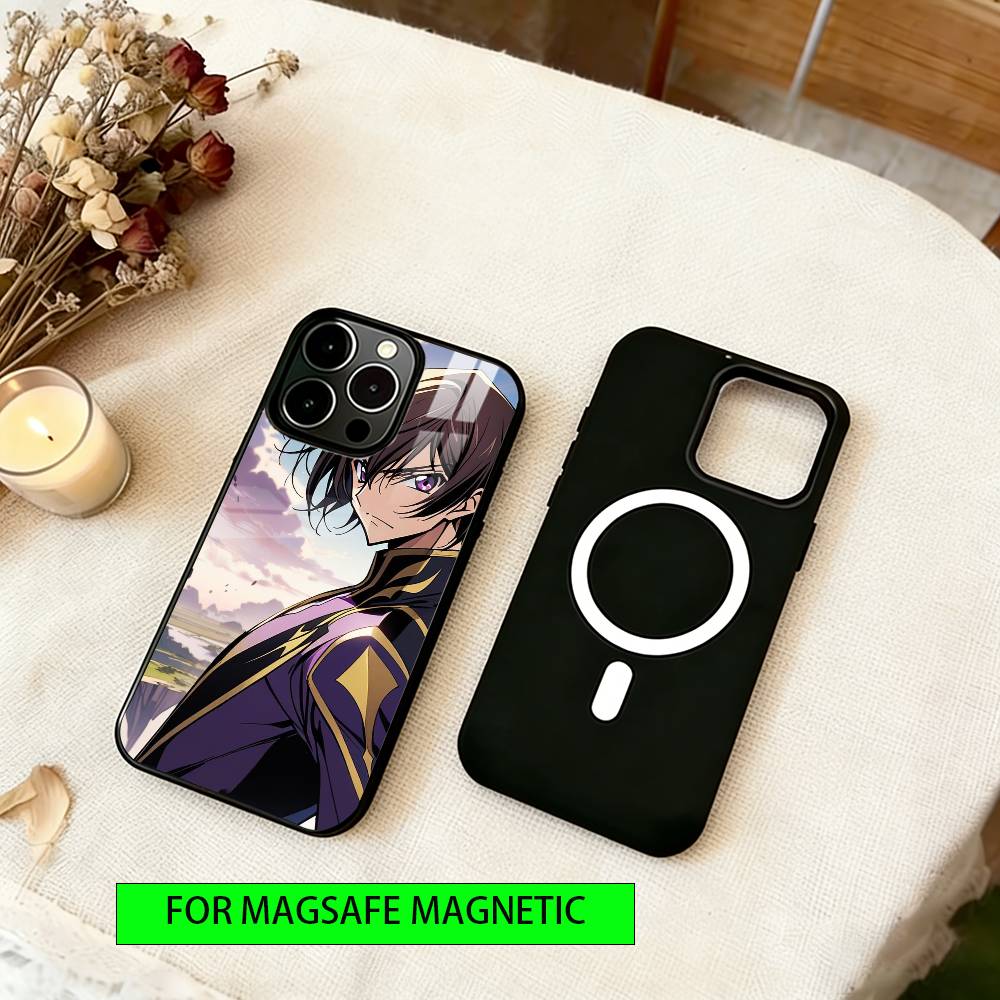 Lelouch Lamperouge Handyhülle Magnetisch mit Magsafe Kabelloses Laden Für iPhone17,16,15,14,13,12,11 Plus,Pro